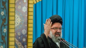 Ajatollah Khatami gjatë faljes së Xhumasë dje në Teheran