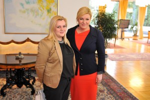 Emina me presidenten kroate, Kolinda Grabar-Kitaroviq