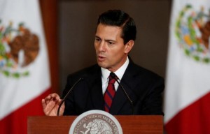 Mexico's President Enrique Pena Nieto   in Mexico City, Mexico January 11, 2017. Picture taken on January 11, 2017  REUTERS/Carlos Jasso