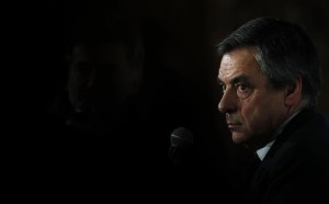 Francois Fillon, former French prime minister, member of The Republicans political party and 2017 presidential candidate of the French centre-right, attends a business conference in Paris, France, January 31, 2017. REUTERS/Christian Hartmann