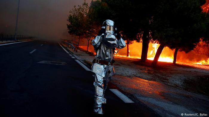 Waldbrände in Griechenland (Reuters/C. Baltas)