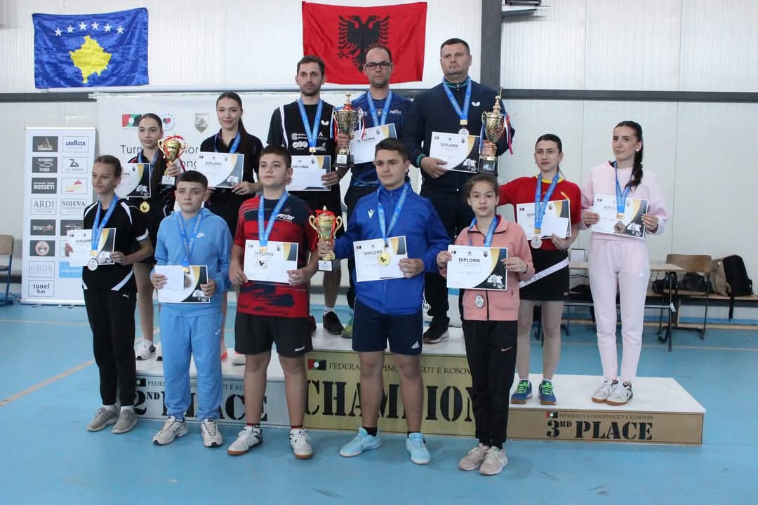 Përmbyllet me sukses Turneu i 26 të i Pingpongut  Ahmet Hoxha  në Ferizaj