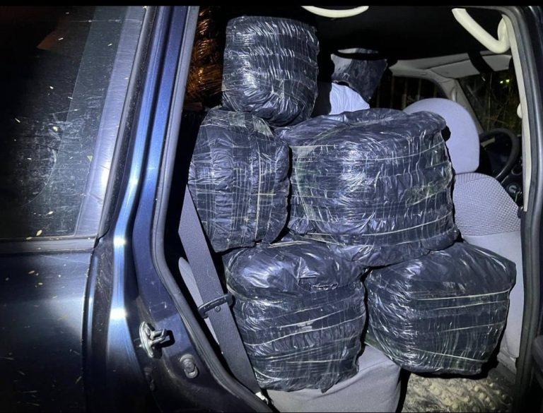 Dogana dhe Policia kapin veturën me mallra të kontrabanduara dhe targa të Serbisë në veri