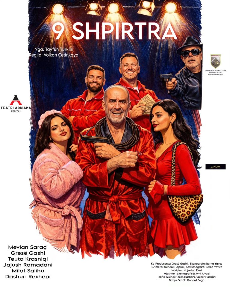 Teatri Adriana sjell reprizën e komedisë “9 shpirtrat”